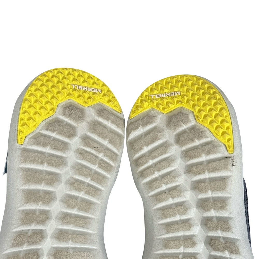 Merrell 1six8 Womens 8.5 Mesh Running Shoes Blue‎ Neon Yellow Sneaker - Picture 9 of 11